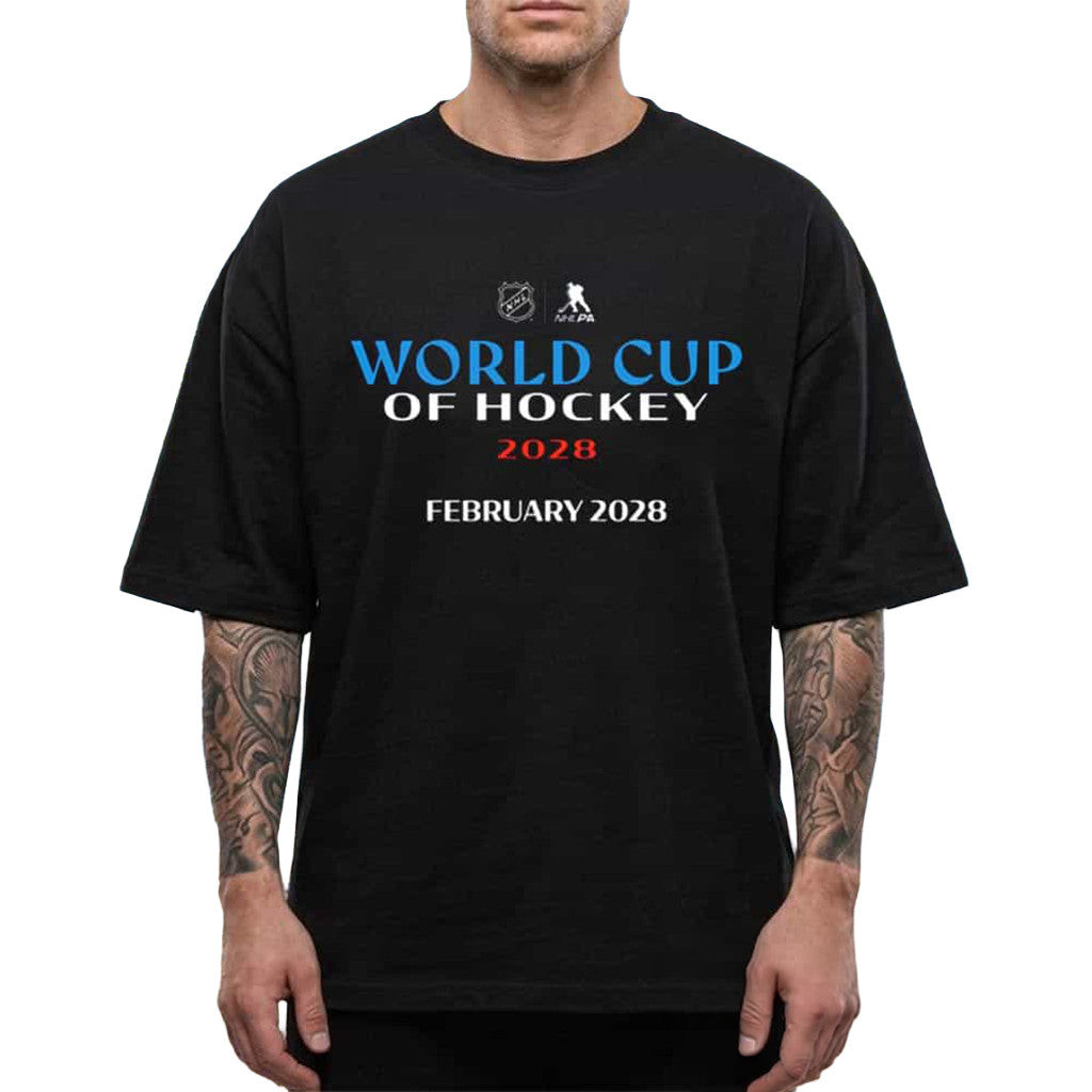 World Cup Of Hockey 2028 WCOH On February 2028 T-Shirt Gifts For Hockey Fan - Merchluma