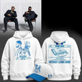 The R&B Tour X Detroit Lions Usher Raymond And Chris Brown Hoodie White Lions Merch Fan Gear - Merchluma