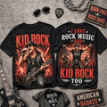 Kid Rock Born Free American Badass Shirt 2026 Kid Rock Merch Music Related Gifts For Guys - Merchluma