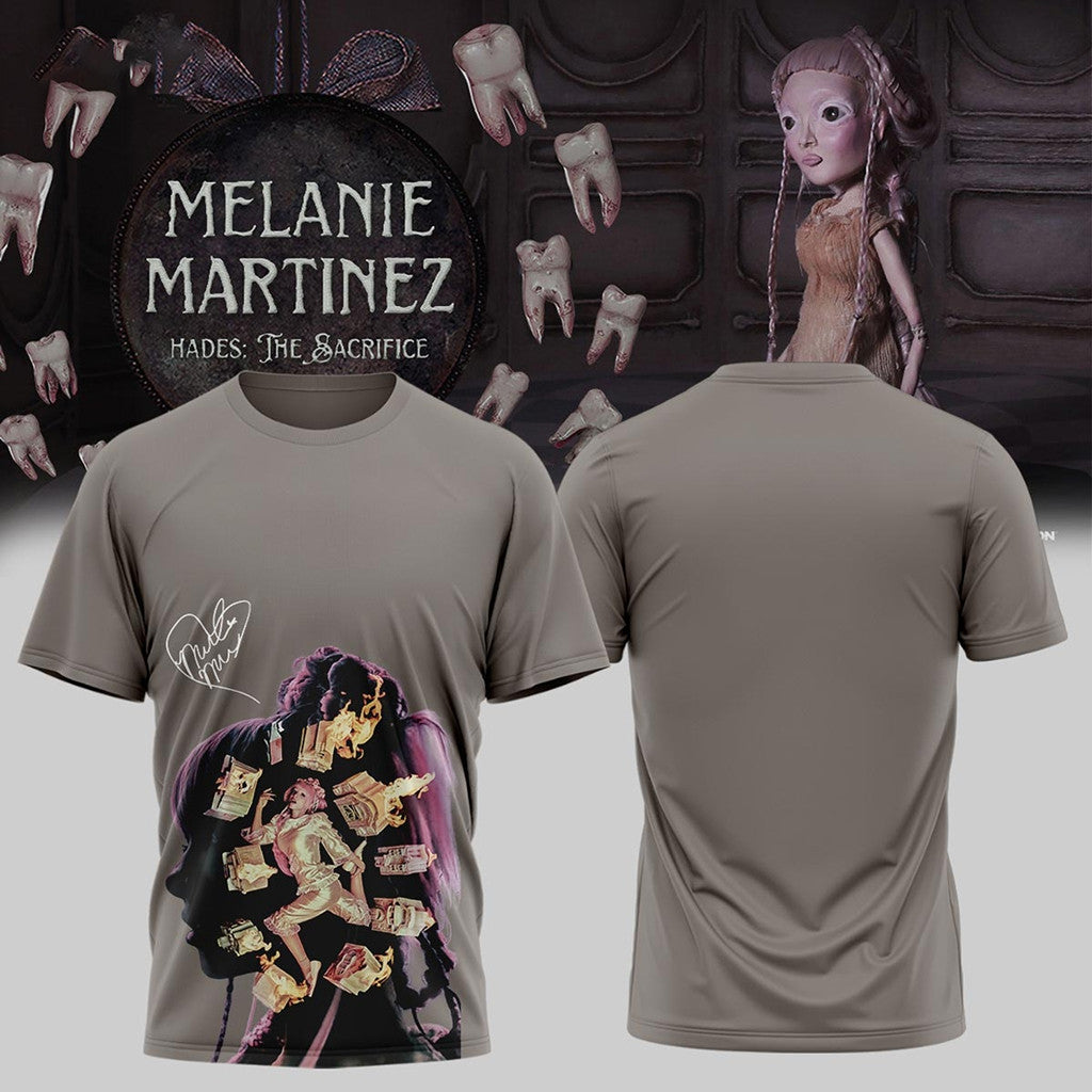 Melanie Martinez Hades The Sacrifice Tour 2026 Signature T-Shirt Melanie Martinez Tour Merch - Merchluma