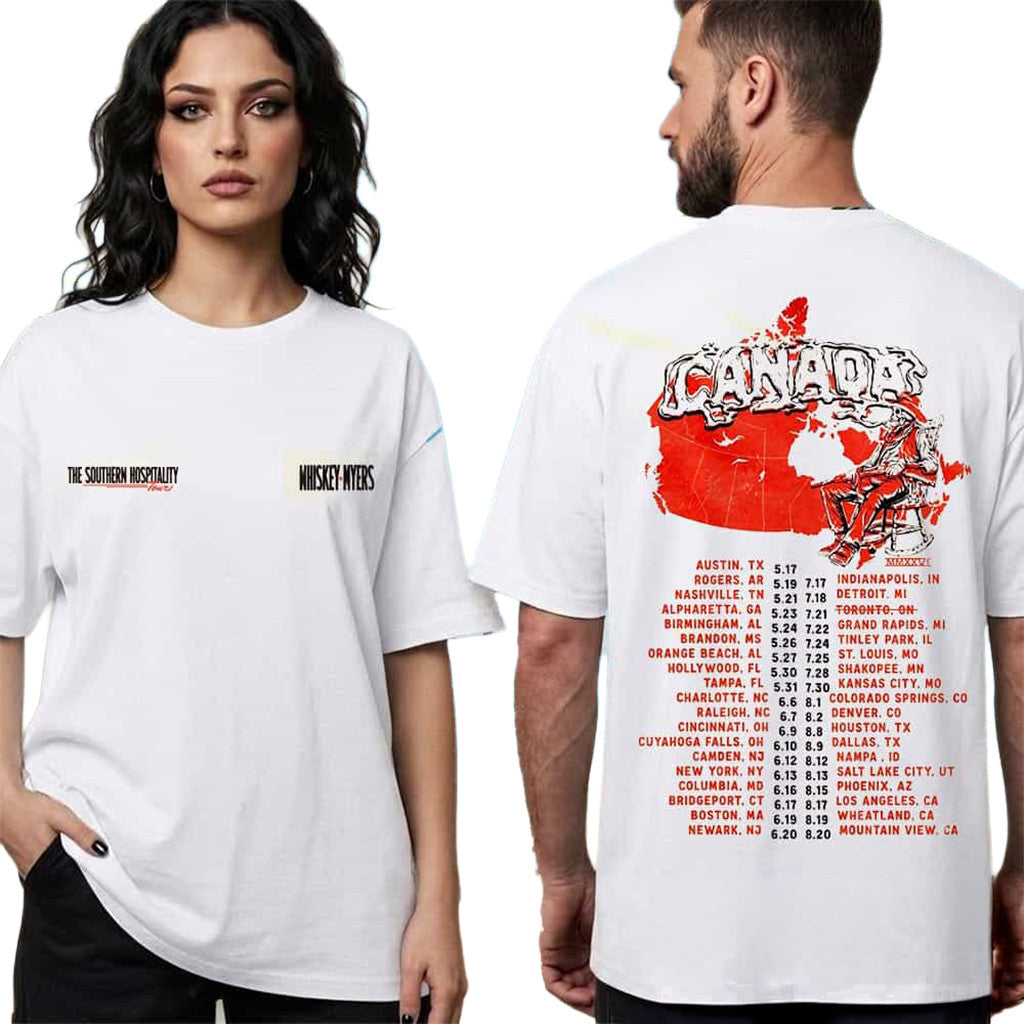 Whiskey Myers x Soundwaves Creative Toronto Canada T-Shirt Whiskey Myers Merch Gifts For Fans - Merchluma