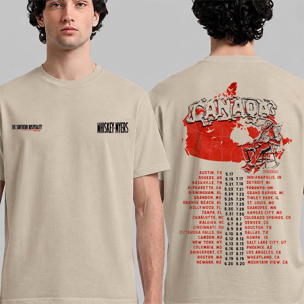 Whiskey Myers The Southern Hospitality Tour 2026 T-Shirt Whiskey Myers Merch BFF Gifts - Merchluma