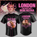 Bebe Rexha UK Tour At London Baseball Jersey 2026 Bebe Rexha Tour Merch Gift For Music Lovers - Merchluma