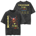 Trivium Merch The Crown In The Grave Tour 2026 North America Cities Washed T-Shirt Fan Gifts - Merchluma