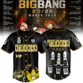BIGBANG 20Th Anniversary World Tour 2026 Baseball Jersey BigBang Is Back Merch VIP Kpop Gear - Merchluma