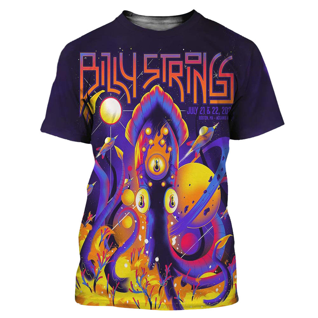 Billy Strings Boston MA 2026 2 Night Event Shirt Billy Strings Merch Gift Ideas For BFF - Merchluma
