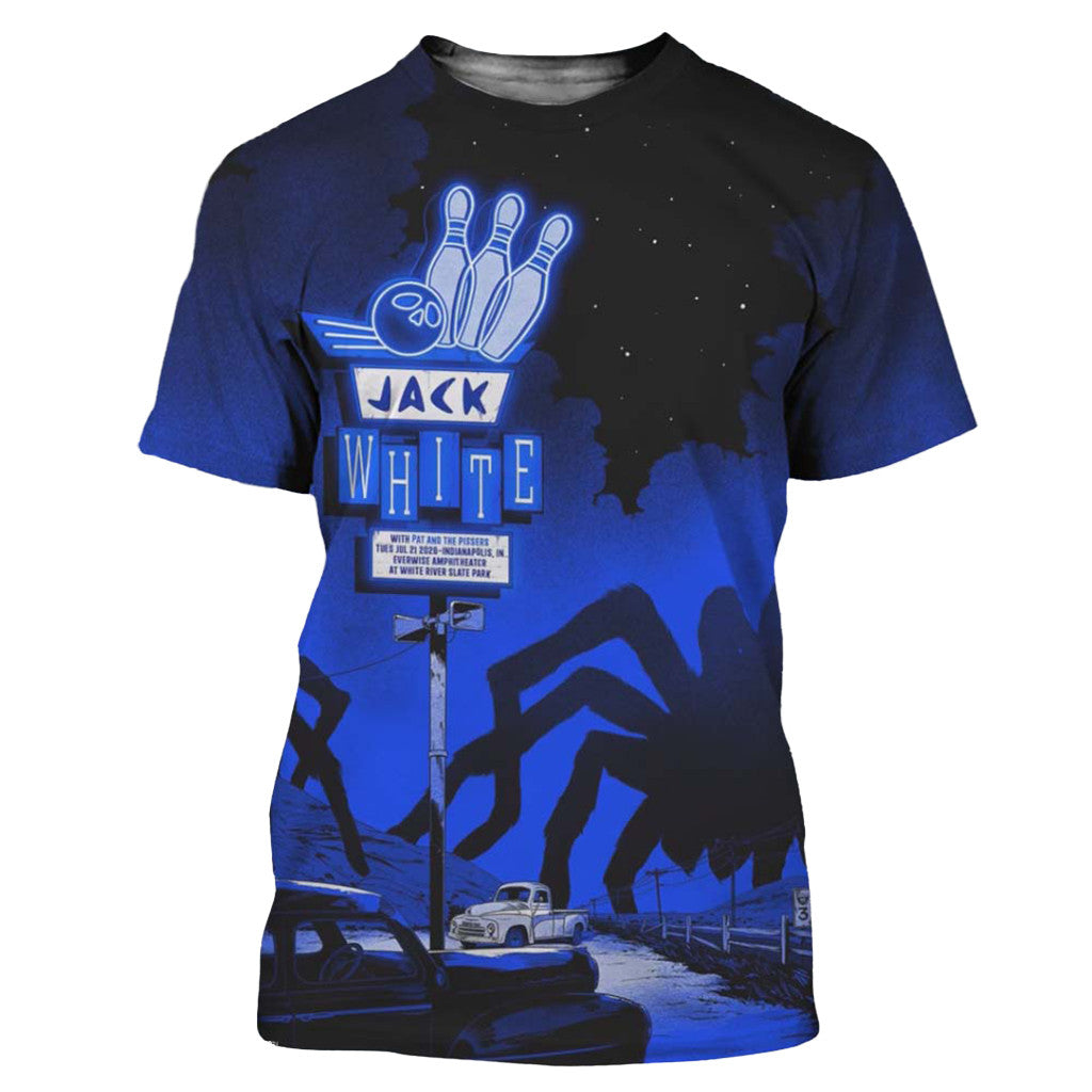 Jack White Merch Indianapolis IN 2026 Event T-Shirt Best Gifts For Music Lovers - Merchluma