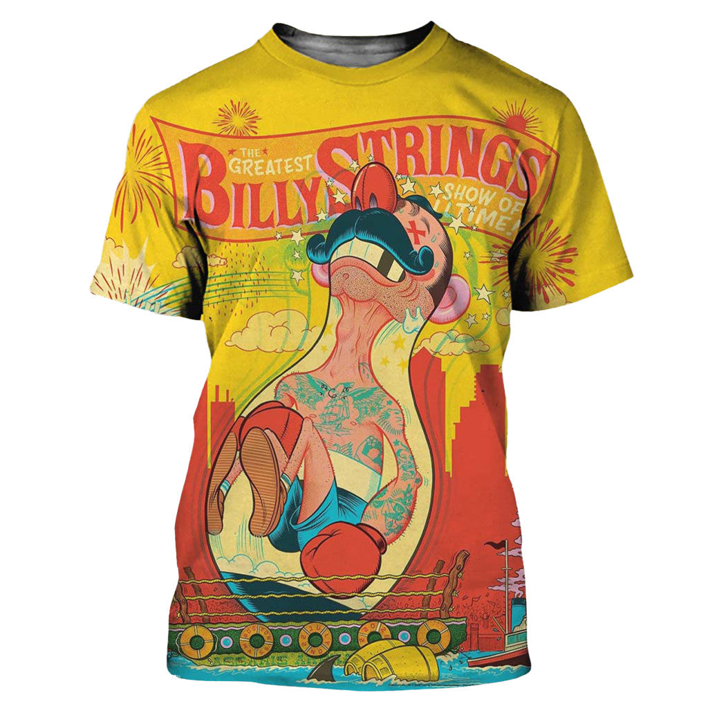 Billy Strings Merch The Greatest Show Of All Time Shirt Birthday Gifts For Music Lovers - Merchluma