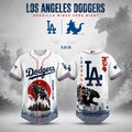 Los Angeles Dodgers X Godzilla Minus One Baseball Jersey 2026 LA Dodgers Merch Fan Gifts - Merchluma