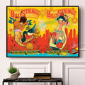 Billy Strings Merch The Greatest Show Of All Time Poster Boston MA 2026 Night 1 And 2 Combined - Merchluma
