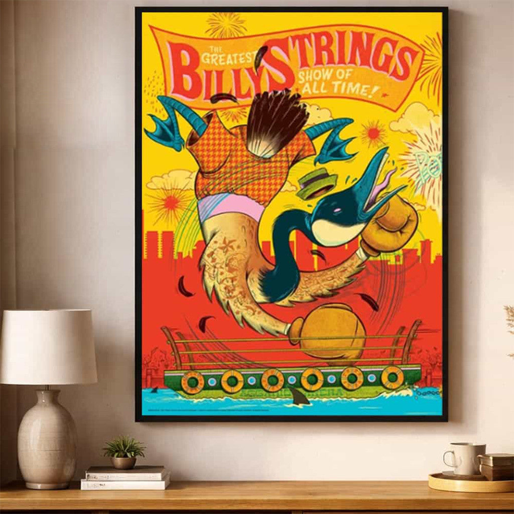 Billy Strings The Greatest Show Of All Time Poster Billy Strings Merch Gifts For Music Fans - Merchluma