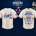 Los Angeles Dodgers X Dia De Los Muertos Baseball Jersey LA Dodgers Merch Fans Gifts - Merchluma