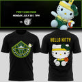 Seattle Storm X Hello Kitty Night Black Special Shirt Seattle Storm Merch Gifts For Sister - Merchluma