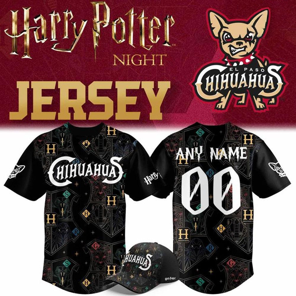 Custom El Paso Chihuahuas Harry Potter Night 2026 Baseball Jersey El Paso Chihuahuas Merch - Merchluma