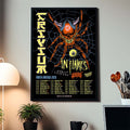 Trivium Merch The Crown In The Grave Tour 2026 North America Cities Poster Home Decor - Merchluma