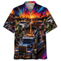 Color Blast Tow Truck Hawaiian Shirt 2026 Driver Clothing Best Gift For Fathers - Merchluma