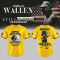 Morgan Wallen x Michigan Wolverines Still The Problem Tour 2026 Jersey Morgan Wallen Merch - Merchluma