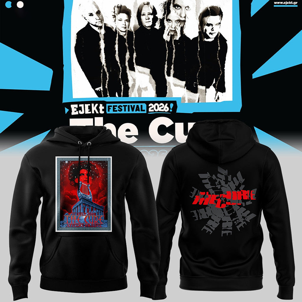 EJEKT Festival 2026 In Athens Hoodie Black The Cure Merch Gift For Music Lovers - Merchluma
