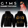 GIMS Summer Tour 2026 Signature Hoodie Black GIMS Merch Music Related Gifts For Guys - Merchluma