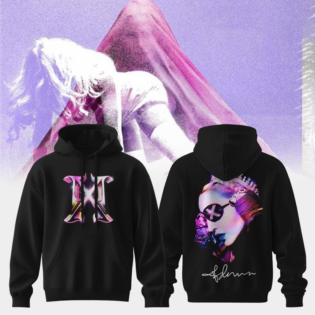 Madonna Confessions II Album Hoodie Black Madonna Merch 2026 Present For Pop Band Fans - Merchluma