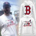Boston Red Sox X Show And Go Airlines See You At 415 Hoodie White Red Sox Merch Gift For Him - Merchluma