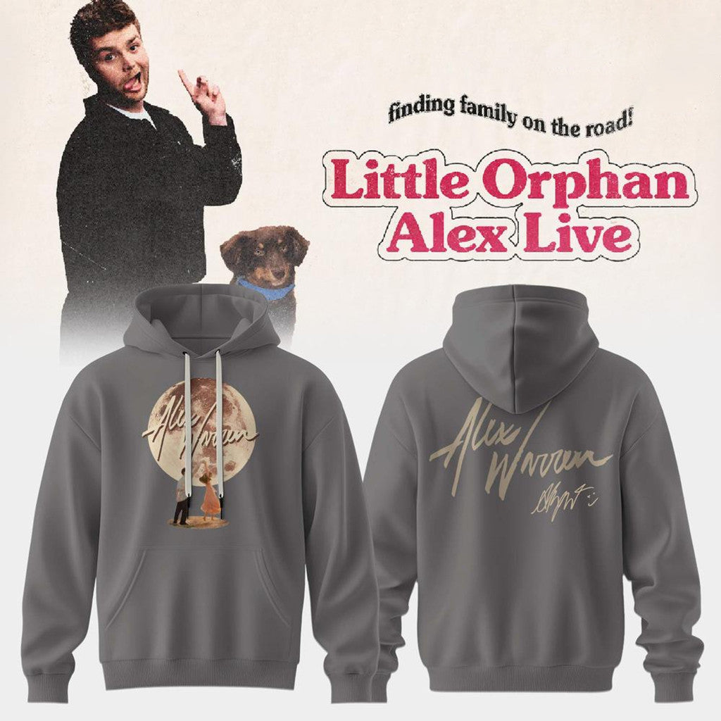 Alex Warren Finding Family On The Road Tour 2026 Signed Hoodie Alex Warren Merch Gift For BFF - Merchluma