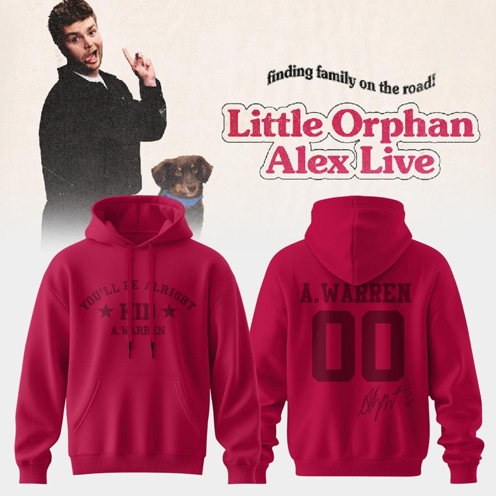 Alex Warren Finding Family On The Road Tour 2026 Hoodie Alex Warren Merch Fan Gift Ideas - Merchluma