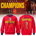 Spain Team World Cup Champions 2026 Sweatshirt Spain Football WC 26 Merch Gifts For Friends - Merchluma