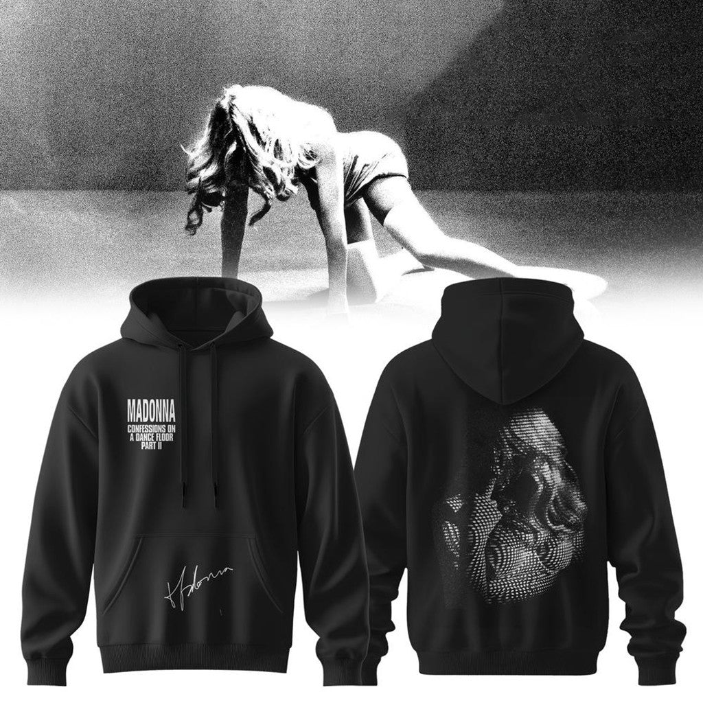 Madonna Confessions II Album 2026 Hoodie Black Madonna Merch Pop Music Fan Apparel - Merchluma