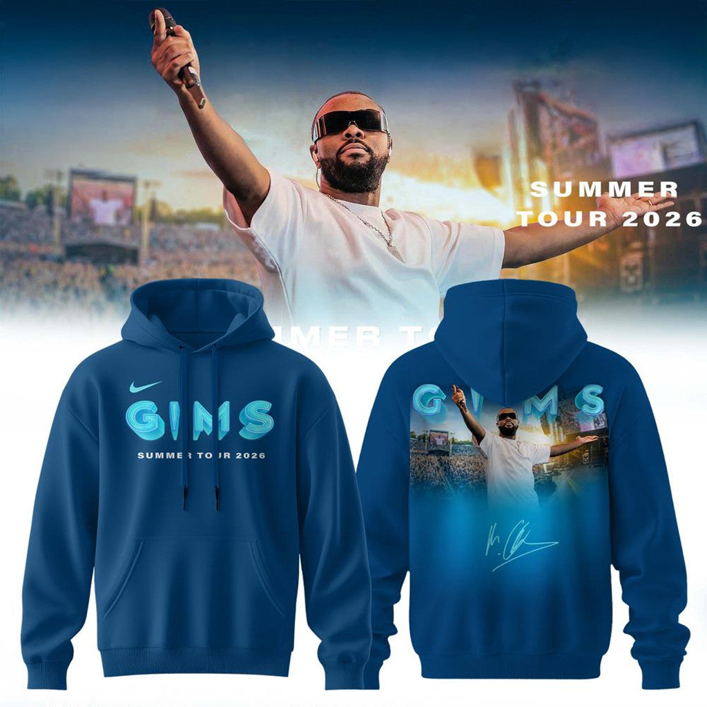 GIMS Summer Tour 2026 Hoodie Signature GIMS Merch Gift Ideas For Hip Hop Lovers - Merchluma