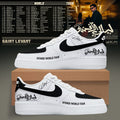 Saint Levant Afandi World Tour Sneakers White Saint Levant Merch Music Gift Ideas For Guys - Merchluma