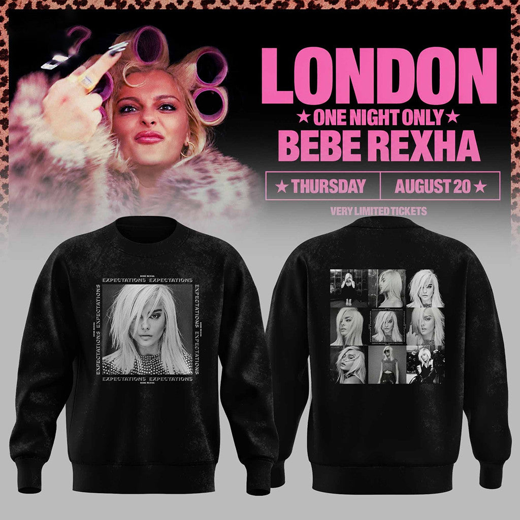 Bebe Rexha Tour Merch 2026 Bebe Rexha UK Tour At London Sweatshirt Best Gifts For Friends - Merchluma