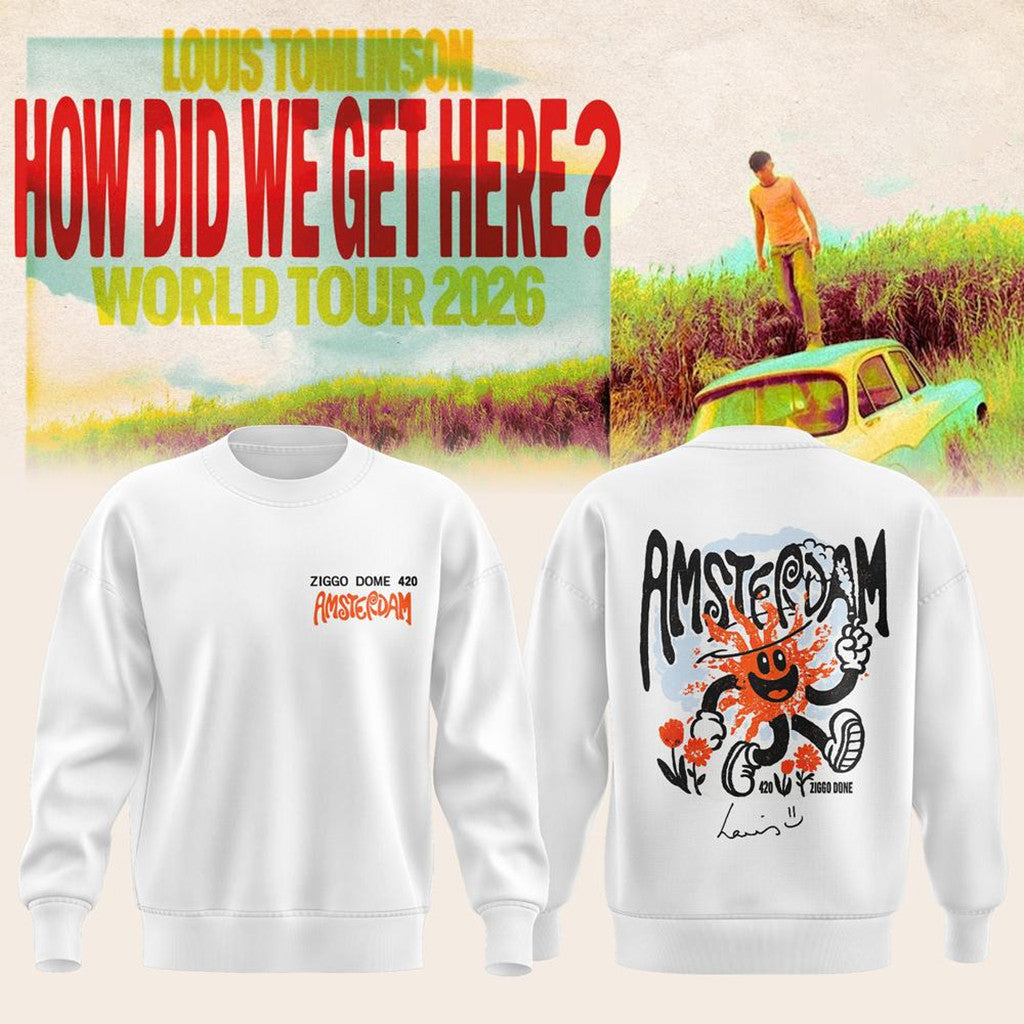 Louis Tomlinson Tour Merch 2026 How Did We Get Here Tour Sweatshirt Music Lover Gifts For Him - Merchluma
