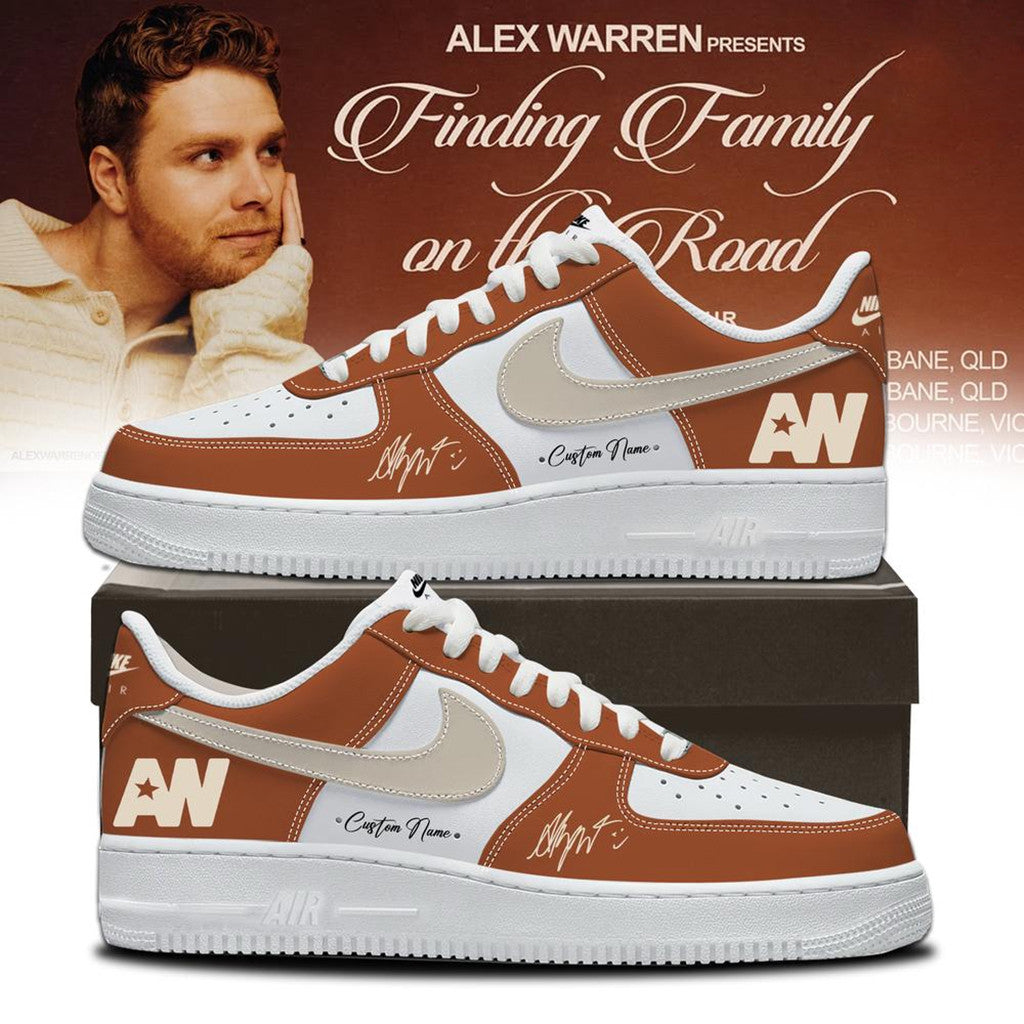 Personalized Alex Warren Finding Family On The Road Tour 2026 Shoes Sneaker Fan Merch - Merchluma