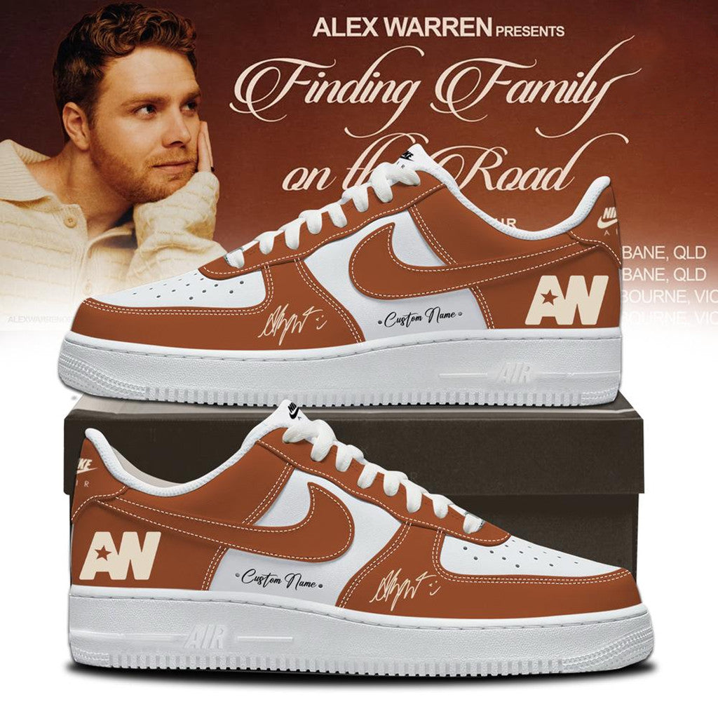 Personalized Alex Warren Merch 2026 Finding Family On The Road Tour Sneakers Birthday Gifts - Merchluma