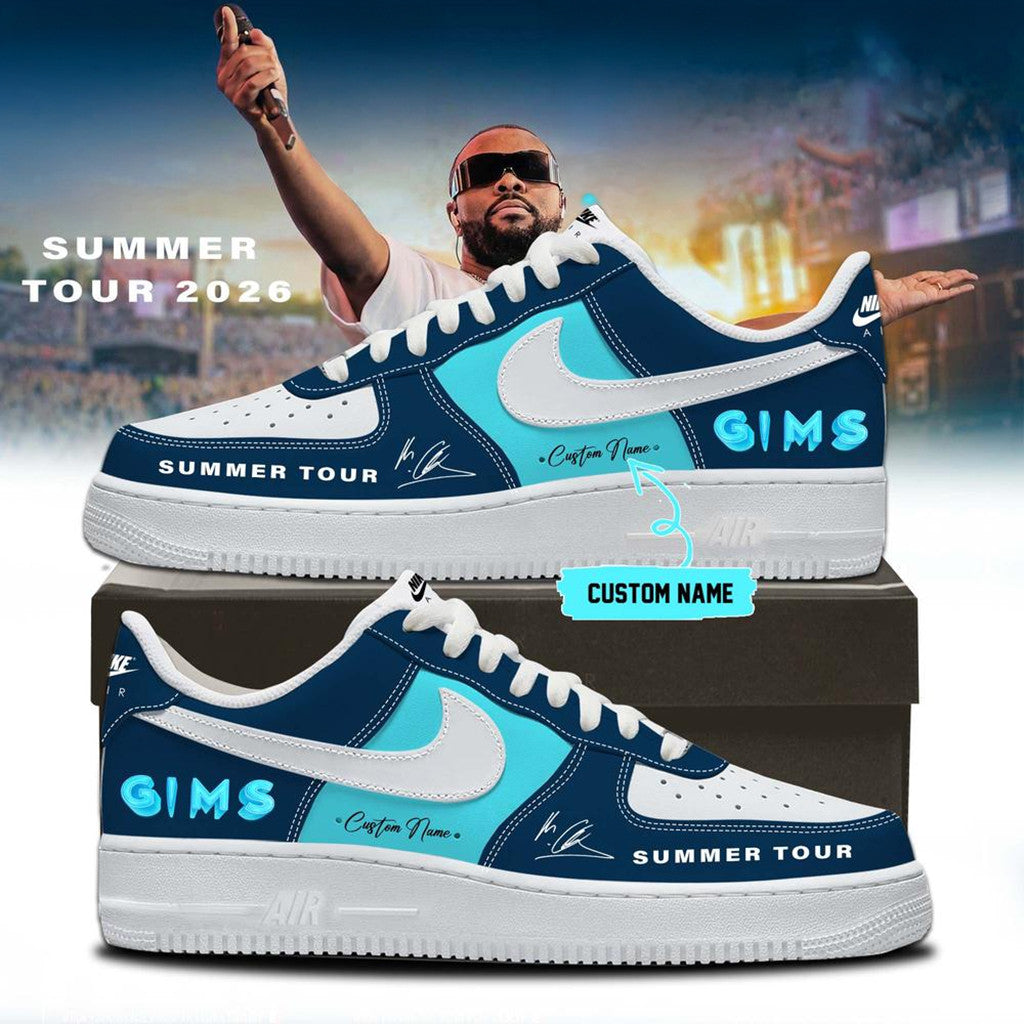 Personalized GIMS Summer Tour 2026 Signed Shoes Sneakers GIMS Merch Gift For Rapper Fans - Merchluma