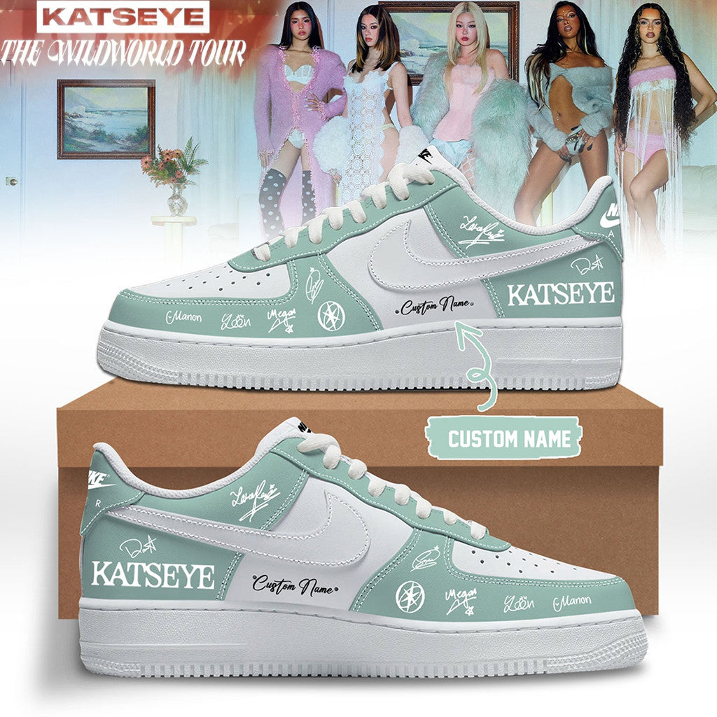 Personalized Katseye Merch The Wildworld Tour 2026 Signature Shoes Sneakers Music Fan Gifts - Merchluma