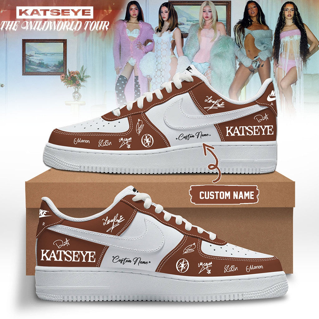 Custom Katseye Merch The Wildworld Tour 2026 Signature Sneakers Katseye Concert Merch Fan Gifts - Merchluma