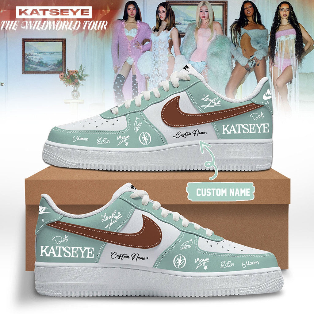 Personalized Katseye The Wildworld Tour 2026 Signature Sneakers Katseye Merch Tour Gift For Fan - Merchluma