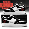 Custom Twenty One Pilots Merch The Clancy Tour Breach Sneakers Black White Gifts For Him - Merchluma
