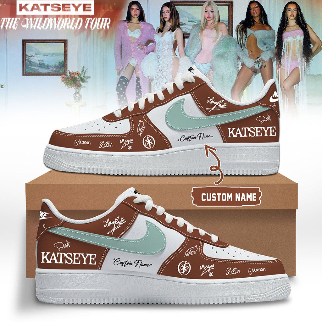 Customized Katseye The Wildworld Tour 2026 Signature Shoes Sneakers Katseye Merch Fan Gifts - Merchluma
