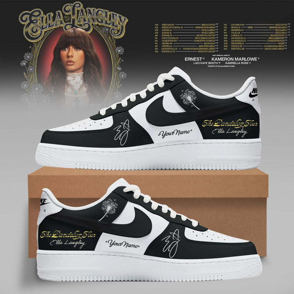 Personalized Ella Langley The Dandelion Tour 2026 Shoes Sneakers Ella Langley Concert Merch - Merchluma