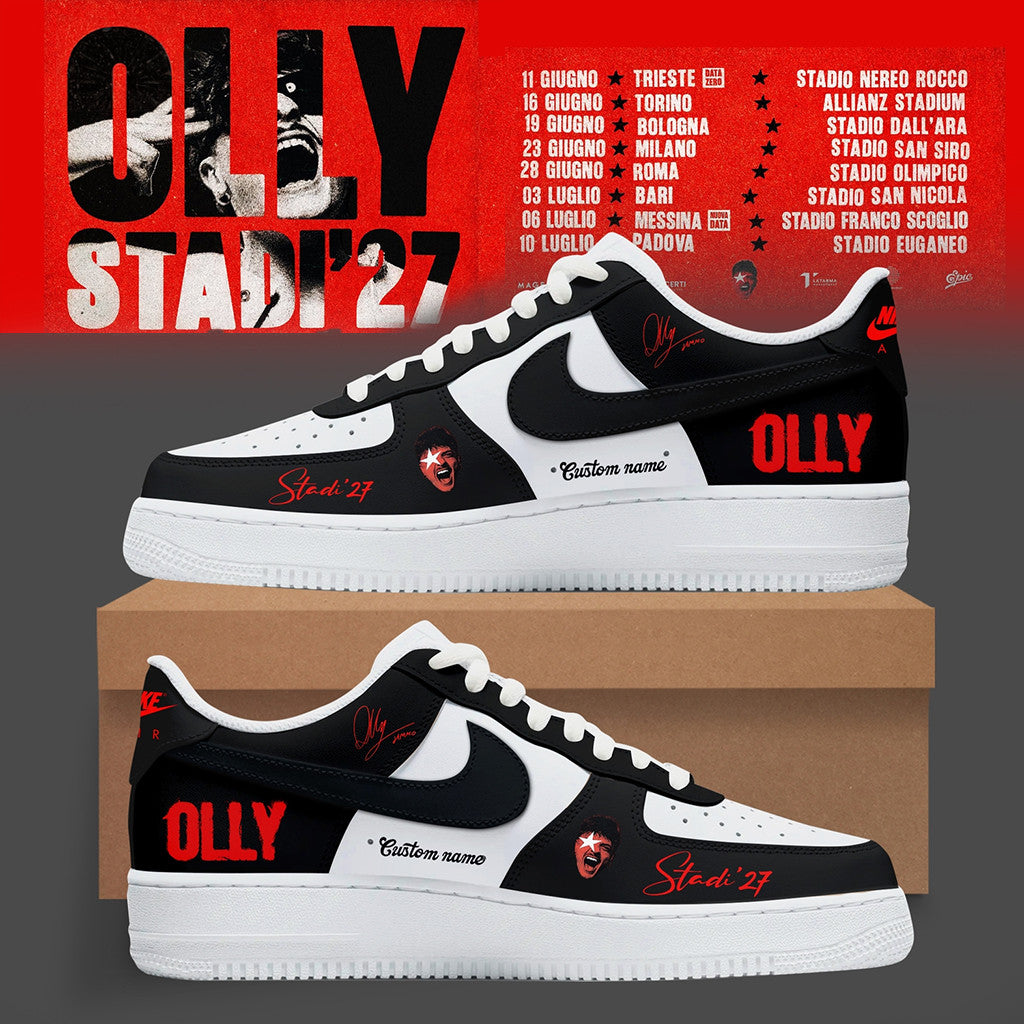 Customized The Olly Stadi 27 Tour Sneakers Olly Merch Birthday Gift Ideas For Fans - Merchluma