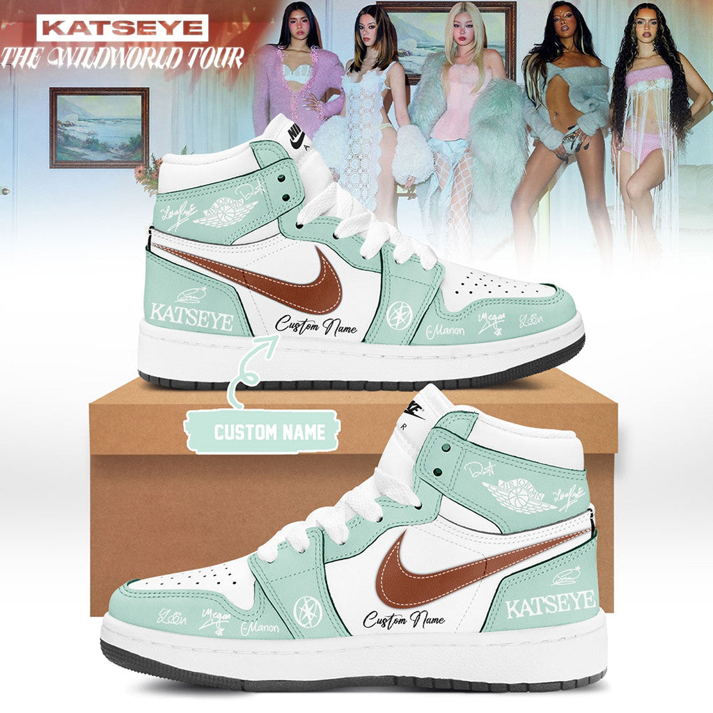 Custom Katseye The Wildworld Tour 2026 Signature Sneakers Katseye Tour Merch Present For Fans - Merchluma
