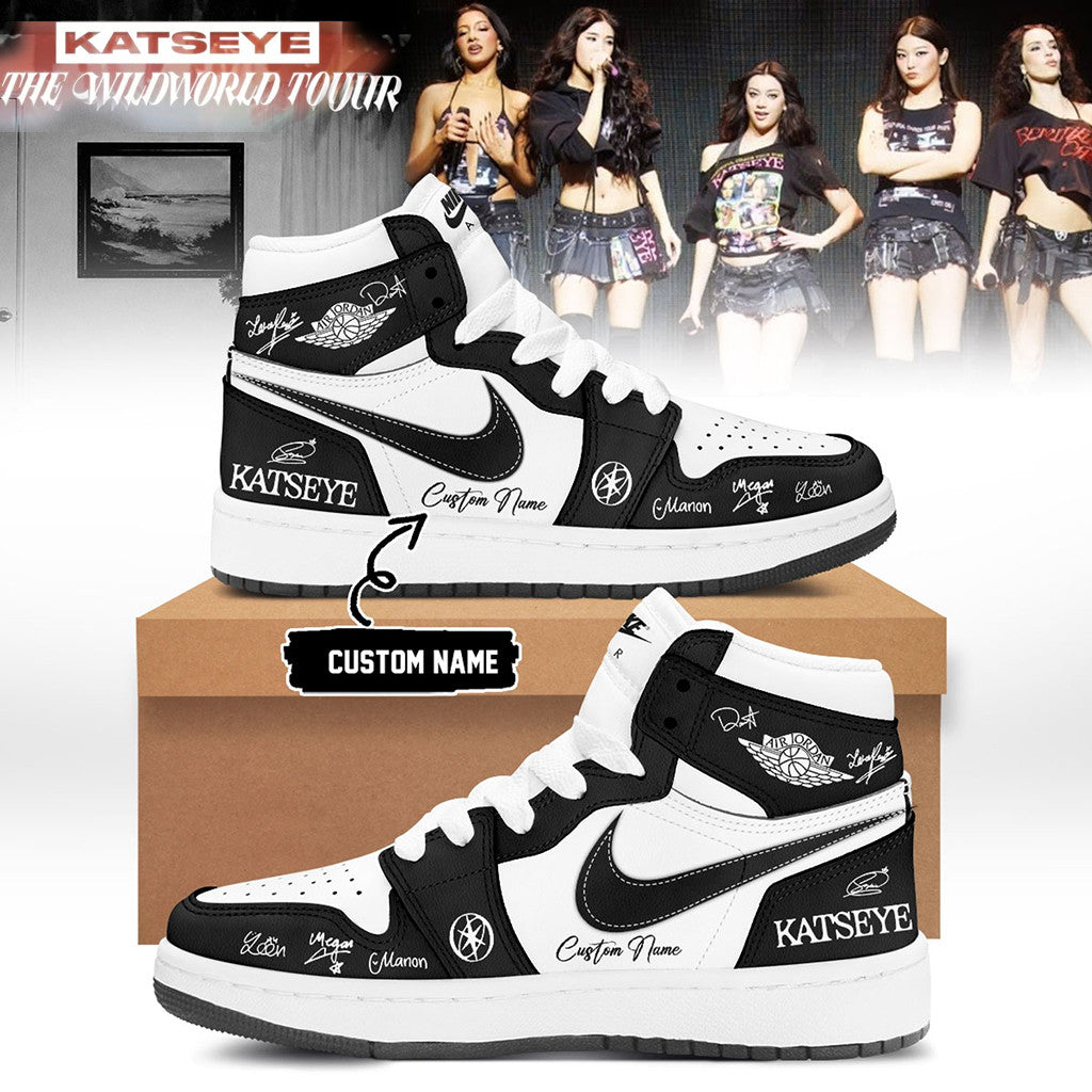 Personalized Katseye The Wildworld Tour 2026 Signature Sneakers Katseye Merch Fan Present - Merchluma