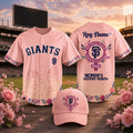 Custom San Francisco Giants Merch History Month 2026 Baseball Jersey Floral Breast Cancer Awaren - Merchluma