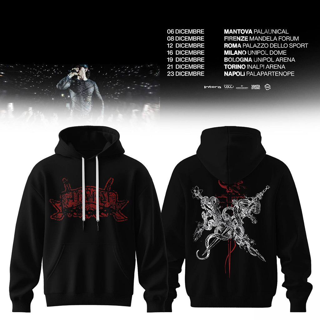 Irama Crepe Tour 2026 Hoodie Irama Giovani Merch Unique Gifts For Fans - Merchluma