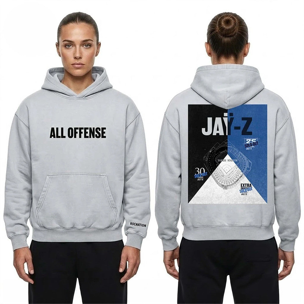 Jay-Z All Roc Nation Hoodie JAY-Z Merch Gifts For Husband Who Has Everything - Merchluma