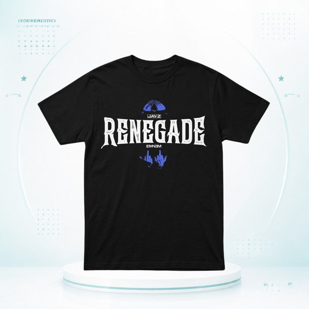 Jay-Z & Eminem Renegade Hip Hop T-Shirt Jay-Z X Eminem Merch Gifts For Fans - Merchluma