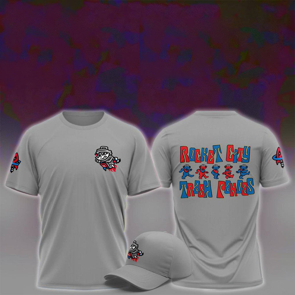 Rocket City Trash Pandas X Grateful Dead Night 2026 T-Shirt Unique Gifts For Fans - Merchluma